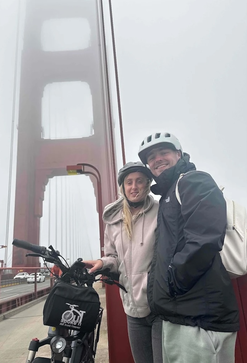 Outspoken bike tour across golden gate bridge
